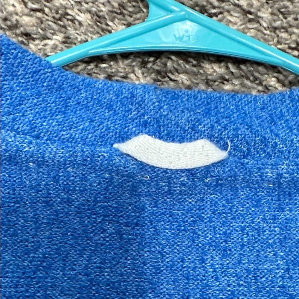 Blue Sweatshirt with Graphic Design - Picture 4 of 4